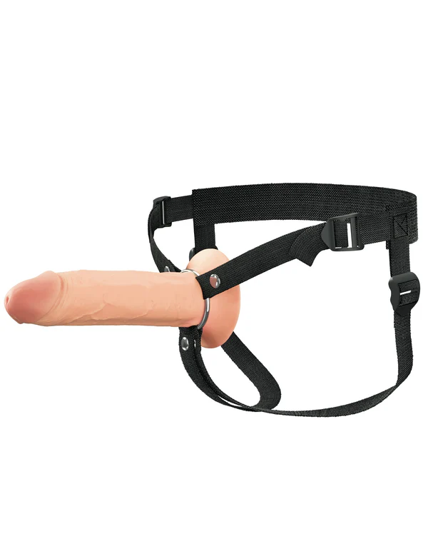 8" Hollow Silicone Strap-On - Image 7